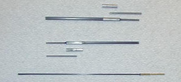 Cut 2-56&4-40 and flying wire